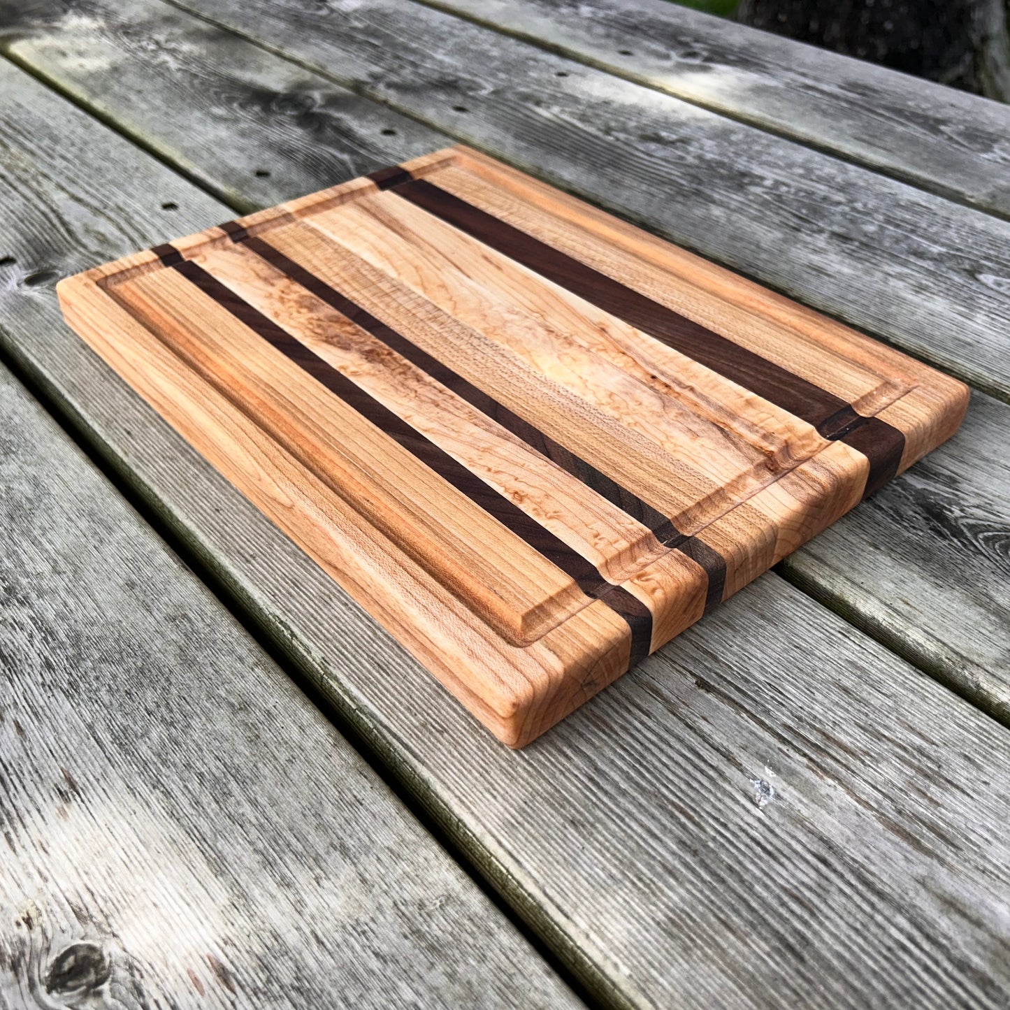 Maple with Walnut Cutting Board