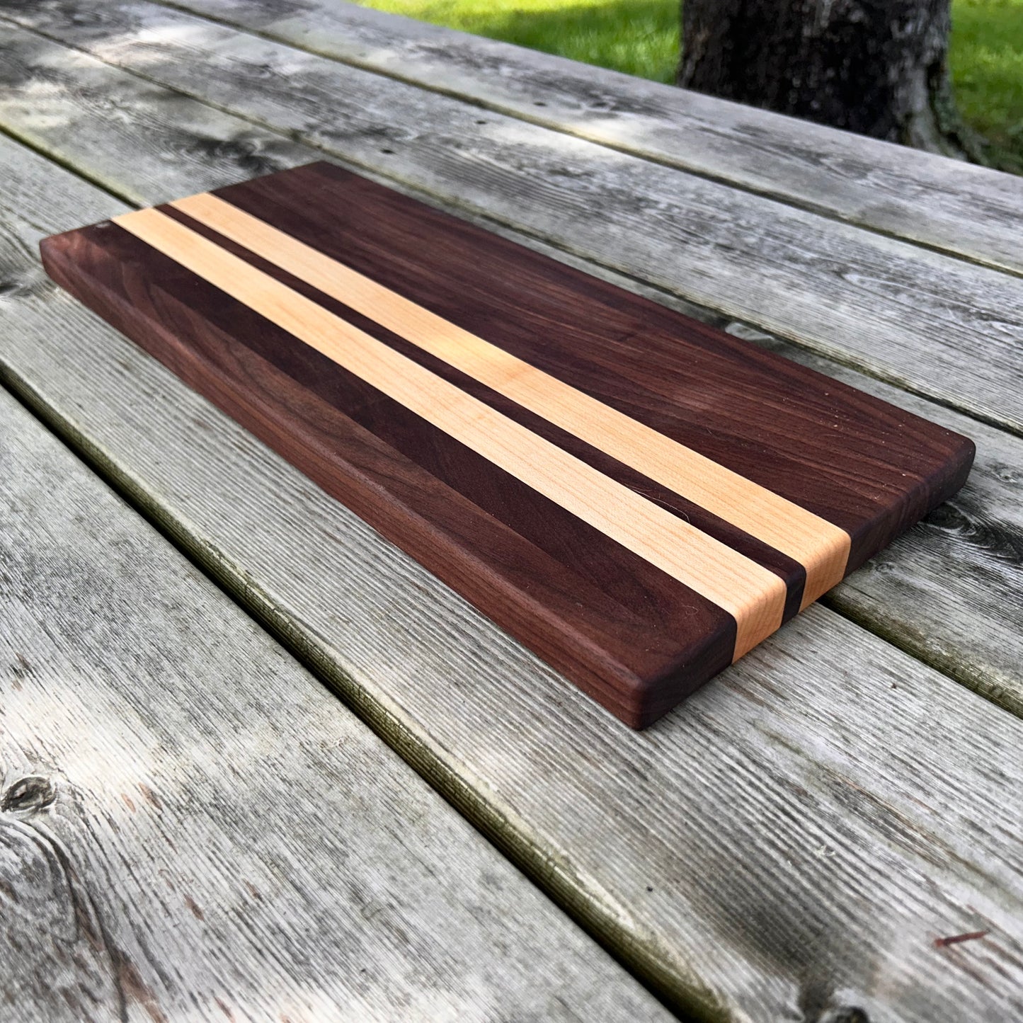 Walnut with Maple Cutting Board